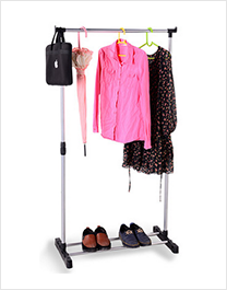 Space master two layer brace clothes hanger